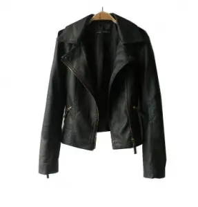 VANGULL Women Ladies Zipper Slim Biker Motorcycle PU Leather Jacket Punk Rock Coats