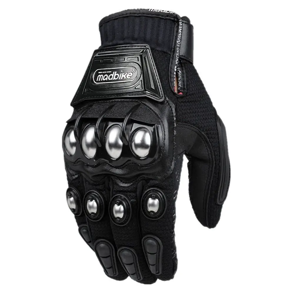 8. ILM Alloy Steel Knuckle Motorcycle Gloves