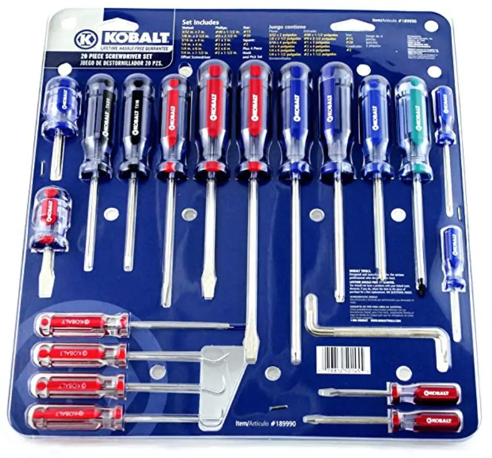 20 Piece Screwdriver Set