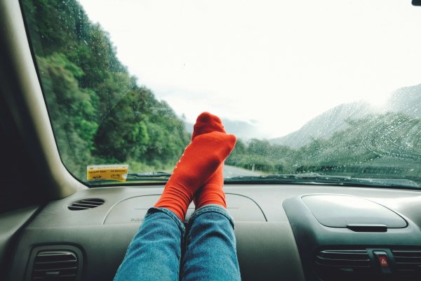 Road trip essentials - resting in your car