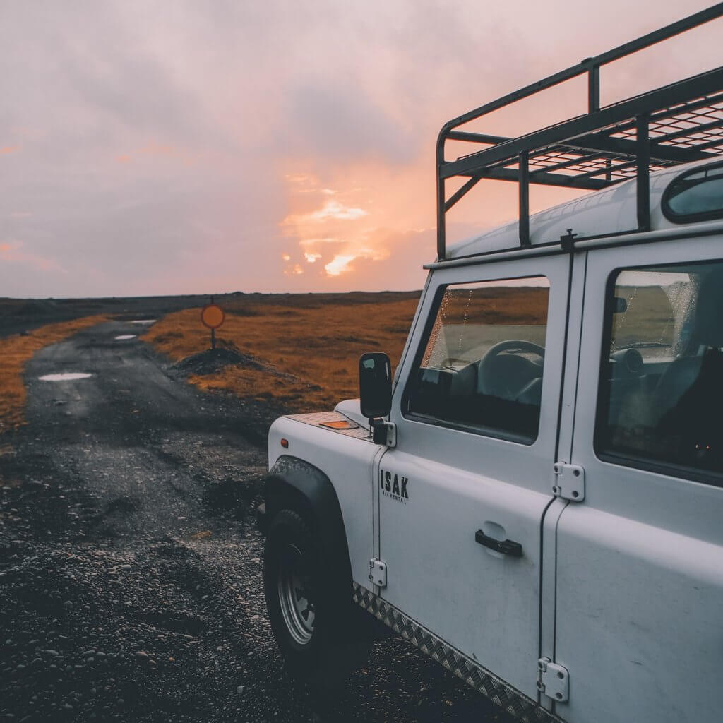 Jeep off road driving